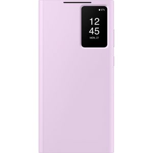 Image de Samsung Coque et étui téléphone mobile Etui Smart View avec porte-carte S23 Ultra Lilas