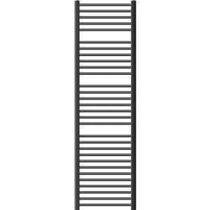 LuxeBath Radiateur Électrique Sahara 500x1800 mm Courbé, Anthracite, Raccord Latéral et