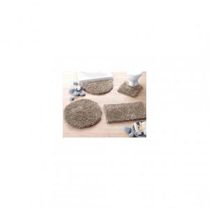 Tapis de bain coton longues m&egrave;ches 1500g/m2 - Taupevoir