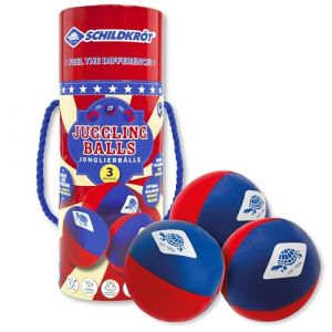 Schildkröt Funsports Lot de 3 Balles de Jonglage I Ø 6 cm I Balles Parfaitement Équilibrées I Ensemble de Jonglage pour Débutants et Avancés