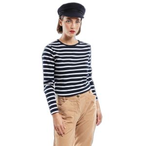 T-shirt marinière manches longues femme Armor-Lux Crozon