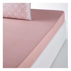 Drap housse coton, Yucatan Beige Couleur Beige Taille 140 x 190 cm