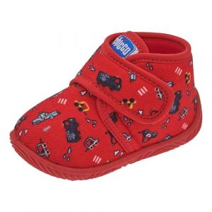 Chicco Pantofola CASA e asilo (3) Chaussons polonais, Rouge, 18 EU