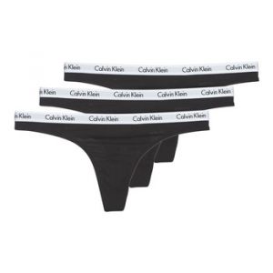 Image de Calvin Klein Strings Jeans CAROUSEL THONG X 3 - Couleur L - Taille Noir