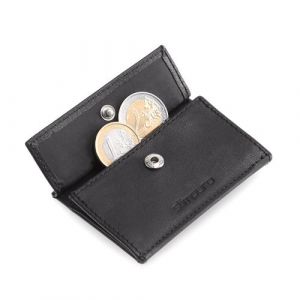 Porte - monnaie - Slimpuro - pour les portefeuilles ZNAP Slim 8 et 12 - Noir lisse
