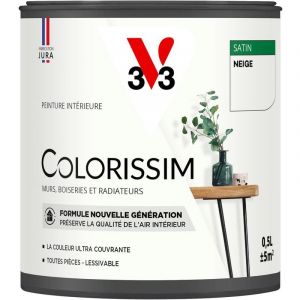 V33 Peinture Colorissim satin Neige 0L5