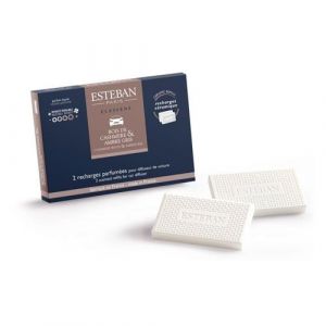 Esteban Paris Nachfüllduft für den Autoduftverteiler (x2) KASCHMIRHOLZ & GRAUER AMBER Raumdüfte 1 ct (7.92 / 1 ct)