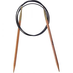 Knitpro KP35396 Basix Aiguille Circulaire Fixe Bois Multicolore 46,5 x 1,3 x 7 cm