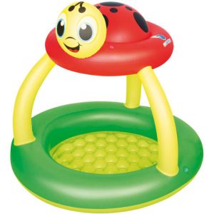 Bestway 52181 - Piscine avec toit coccinelle &Oslash; 91 x 84 cm