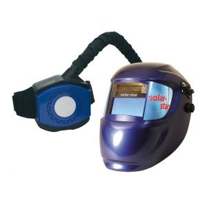 Solar Casque de soudeur &agrave; syst&egrave;me respiratoire, Mod&egrave;le : Casque automatique -galaxy avec syst&egrave;me de protection respiratoire