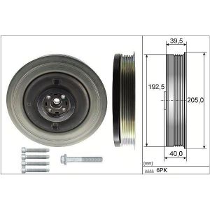 Ina Kit de poulies, vilebrequin VOLVO 544 0503 20 31401195,32213095