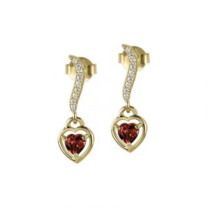 Jacques Lemans Boucles d'oreilles à fermoir à poussette SE-O120I 925 Argent