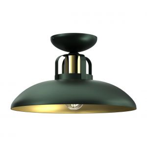 Lustre mont&eacute; en surface FELIX 1xE27/60W/230V vert