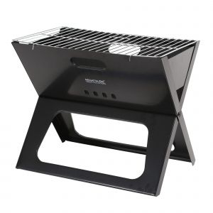Regatta Barbecue Pliable Avec Grille Noir, Taille: Taille Unique