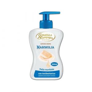 Spuma di Sciampagna Marsiglia - Sapone Crema Antibatterico 300 Ml
