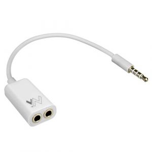 Maclean MCTV-580 Adaptateur Splitter 3,5 mm c&acirc;ble Casque et Microphone