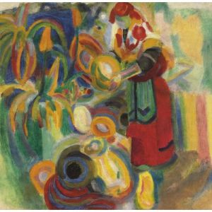 Grafika Robert Delaunay - La Grande Portugaise, 1915