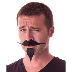Ruedelafete Moustache et Bouc, Noir (Pirate/Mousquetaire)