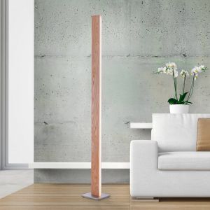 Paul neuhaus Q-TIMBER lampadaire LED avec bois