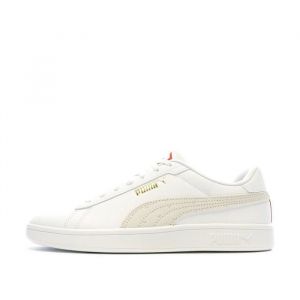 Puma Smash 3.0 Retro Academia White-warm White-gold-for All Time Red-gum, pointure 41 - Blanc - Taille 41