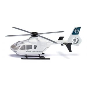 Siku 2537, ESA Hélicoptère de levage, Hélicoptère jouet pour enfants, 1:55, Métal/plastique, Blanc, Rotors mobiles