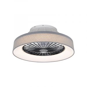 Qazqa Ventilateur de plafond gris avec LED avec télécommande - Emily