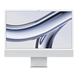 Apple 24" &eacute;cran retina 4,5K 256 Go 8 Go RAM Puce M3 CPU 8 cours GPU 8 cours Argent Reconditionn&eacute;