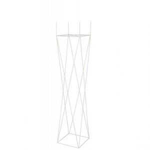 Prix Cac Pot en Métal Support Croix 145cm Blanc