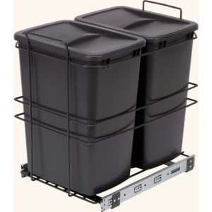 Poubelle de cuisine encastrable PROMAX - 2x35 litres