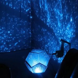 Lumière De Ciel Étoilé, Lampe De Projection De Rotation Alimenté Par Usb Cadeaux DAnniversaire De Saint Valentin (Bleu)
