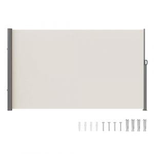 Image de VEVOR Auvent Lat&eacute;ral R&eacute;tractable 200x300 cm Paravent Ext&eacute;rieur Imperm&eacute;able Brise-Vue Tissu en Polyester 180 g/m&sup2; Pare-vent &Eacute;cran de S&eacute;paration R&eacute;sistant aux UV 30+ pour Jardin, Balcon, Terrasse, Beige