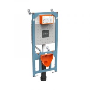 vitra V12 bâti-support sol-mur pour WC suspendu, double chasse 3/6L, pour cloison légère ou mur porteur (762-5800-01)