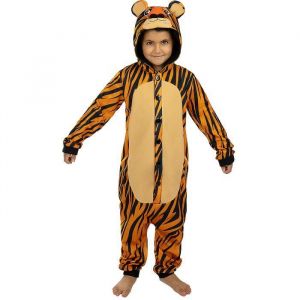 Image de Déguisement tigre onesie fille et garçon - Funidelia- 117356 Animaux Désert Jungle - Multicolore- Halloween carnaval Noel