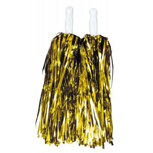 Ruedelafete Lot de 2 Pompons Eco (par 2), m&eacute;tallis&eacute; Or