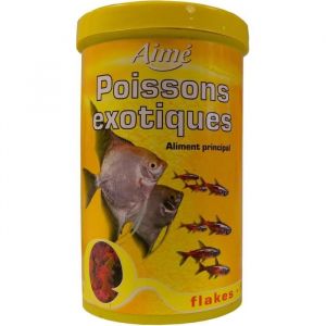 Image de Aimé Alimentation Poissons Exotiques Flocons 1L  A3606