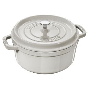 Staub Cocotte ronde Truffe blanche - Taille - 26 cm