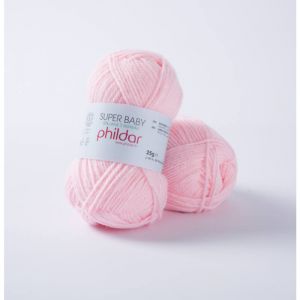 Fil à tricoter Phil Super Baby Rose ROSE Taille TU