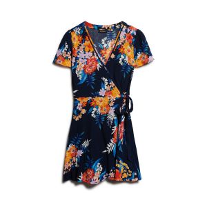 Superdry Robe courte portefeuille femme