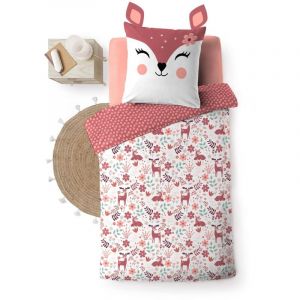 Housse de couette + 1 taie 140 x 200 cm Bichette