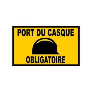 Novap Panneau Port du casque obligatoire - 300 x 200 mm - 4304342