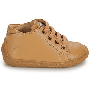 Shoo Pom Baskets montantes enfant WOOD ZIP BASE Marron - Taille 20,21,22,23,24,25