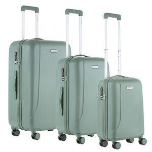 Image de CarryOn Skyhopper Série de valises TSA Série de 3 trolleys OKOBAN Doubles roues Olive