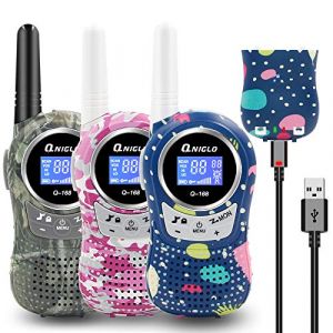 Talkie Walkie - QNIGLO - Q168Plus - Camouflage - Rechargeable - VOX 8 Canaux 2-5Km