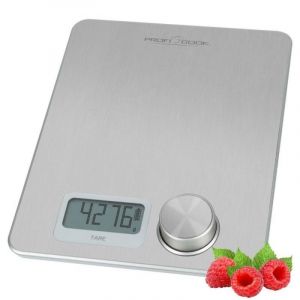 Proficook Balance de cuisine PC-KW 1263 inox 5 kg pr&eacute;cision 1 g LCD