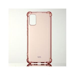 WE Coque Compatible avec [GALAXY A41] - Housse Fine avec Technologie Absorption des Chocs & Finition Premium TPU Silicone [Shock Absorbtion] - Rose Transparent