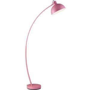 Lampadaire design en métal rose 159 cm