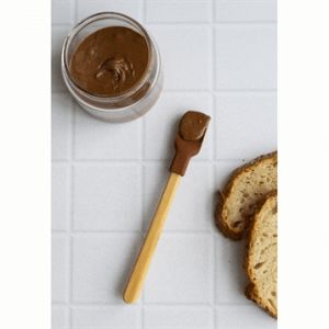 Image de Pebbly Mini spatule en silicone et bambou