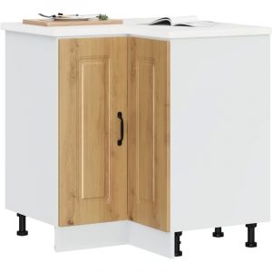 VidaXL Armoire d'angle de cuisine Kalmar chêne artisanal
