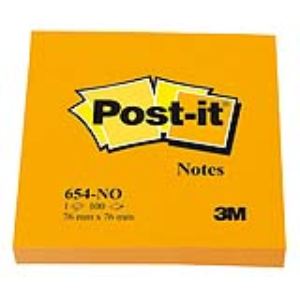 Post-It 6 Notes repositionnables 100 feuilles (76x76 mm)