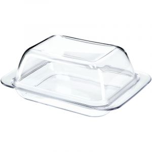 Beurrier en Plastique avec Couvercle, Un Élégant Récipient pour Conserver et Servir Votre Beurre avec Style et Praticité (Rectangulaire) - Kadax